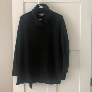 Black cowl neck sweater